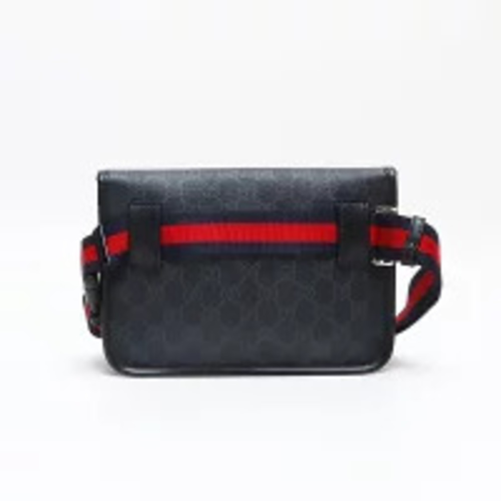 Gucci GG Supreme Body Bum Crossbody Belt Bag Shoulder Black - Picture 3 of 13